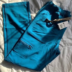 NWT Figs Men's Cairo Scrub Pants- Large- Alps Blue